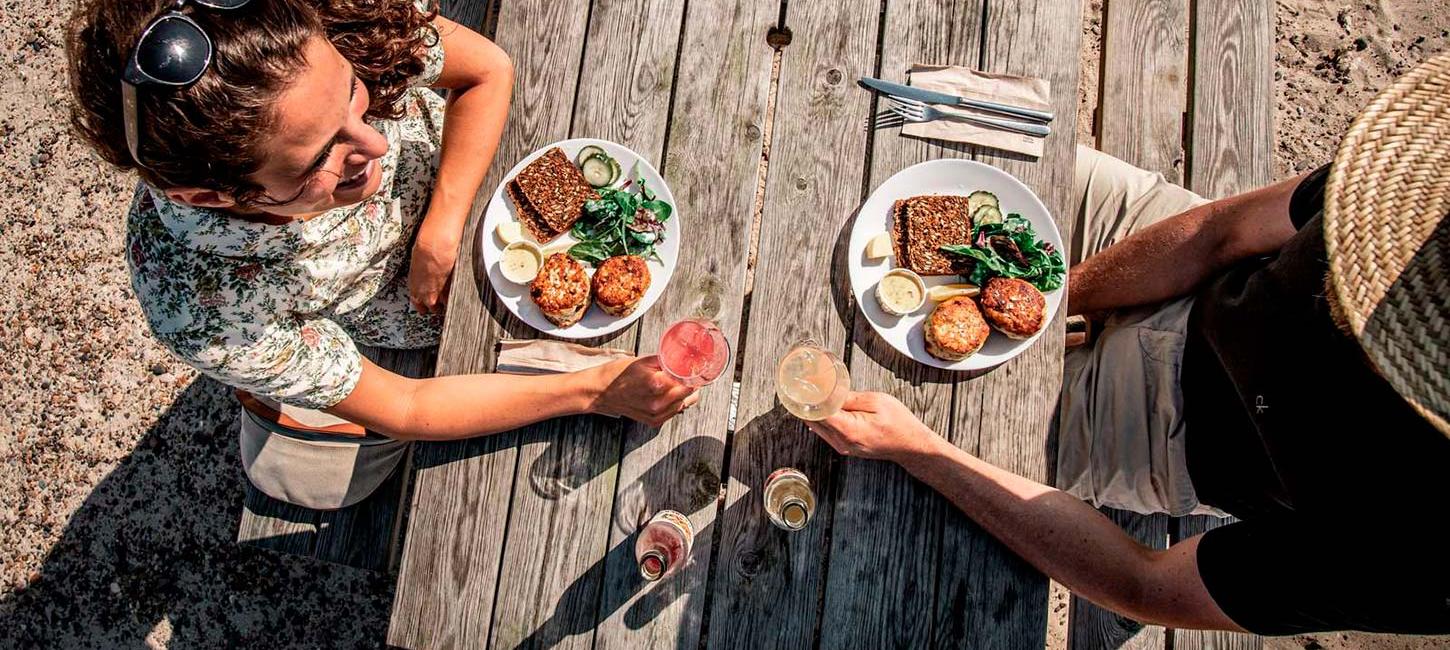 Thorupstrand frokost på stranden